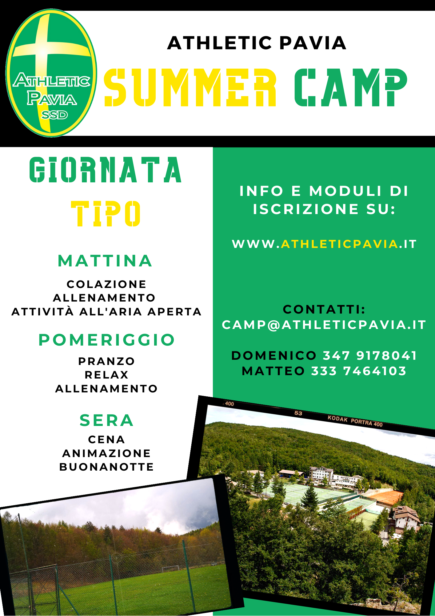 Athletic Pavia Summer Camp