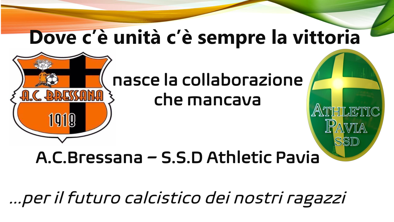 Collaborazione A.C Bressana e SSD Atheltic Pavia
